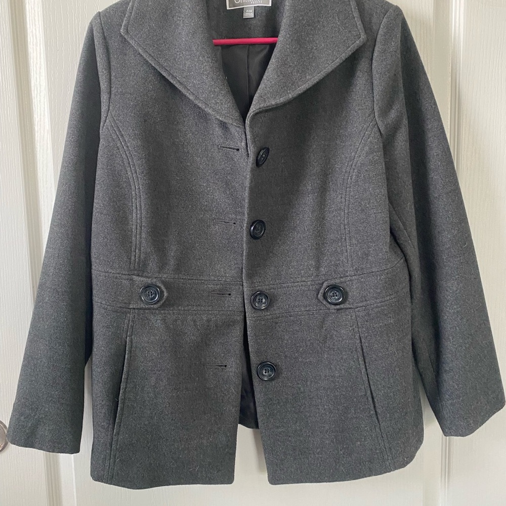 JM Collection Charcoal Blazer